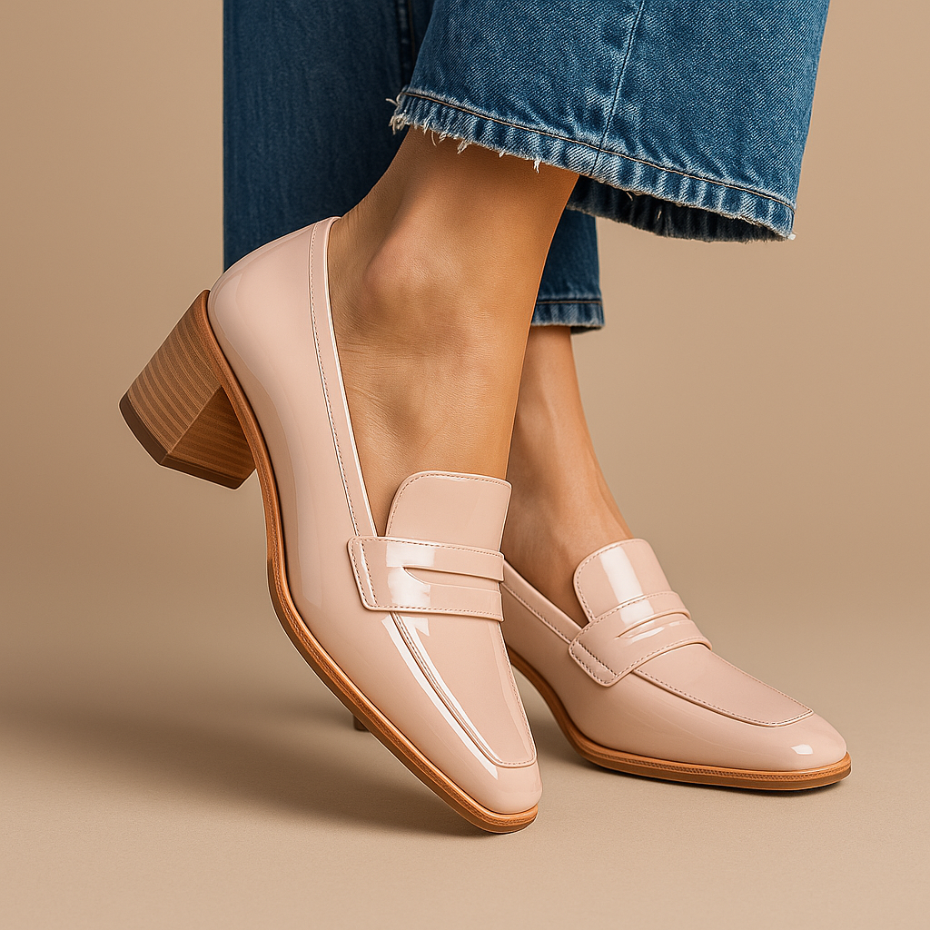 Premium Polished Leather Loafers