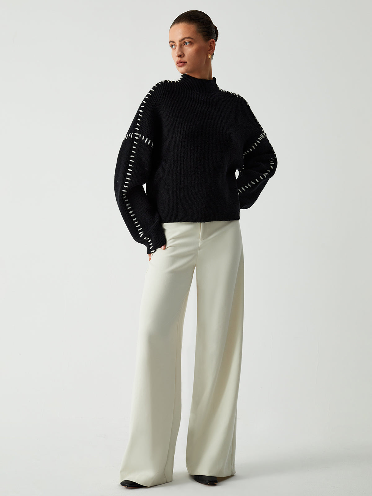 Eliane - Elegant Cutout Sweater