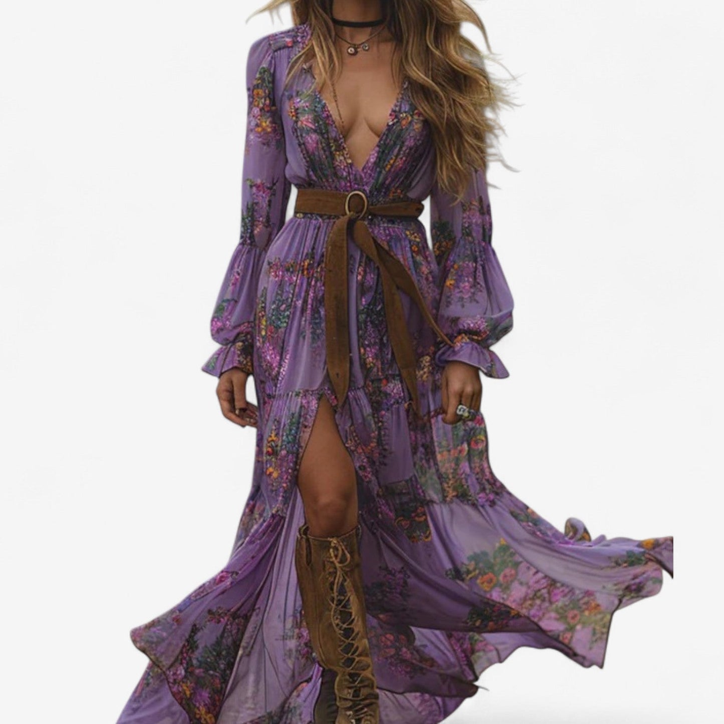 Melanie'S Flowy Floral Dress