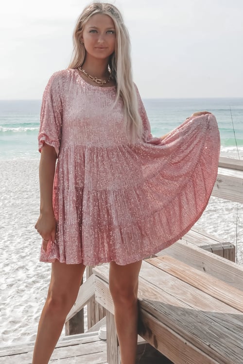 Coco - Sequin Sparkly Mini Dress