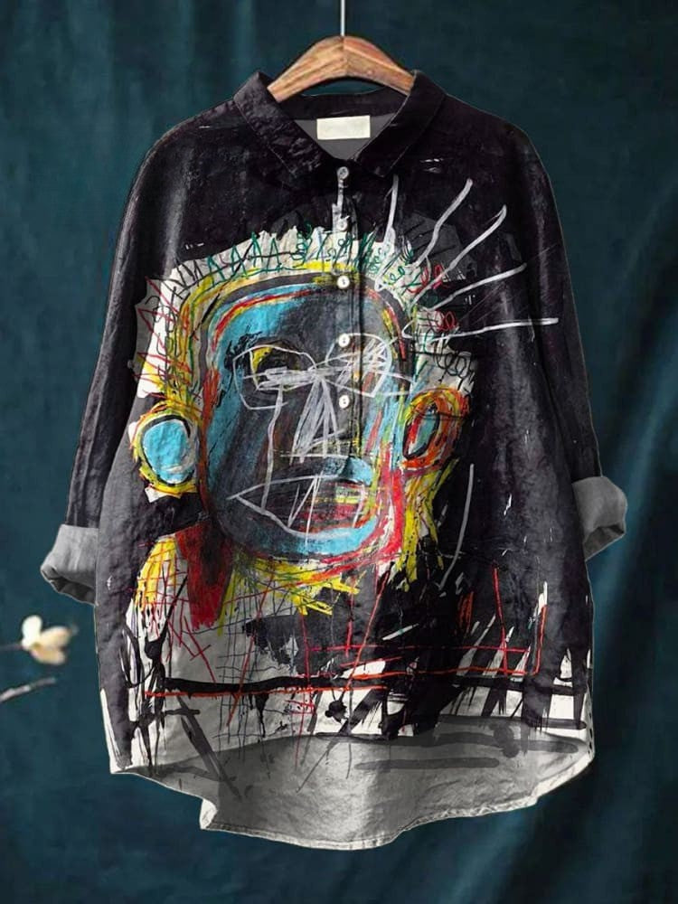 Isabelle | Abstract Art Shirt