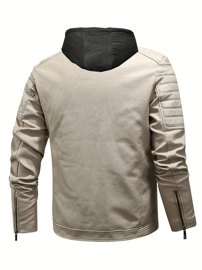 RedLine - Hooded Leather Coat