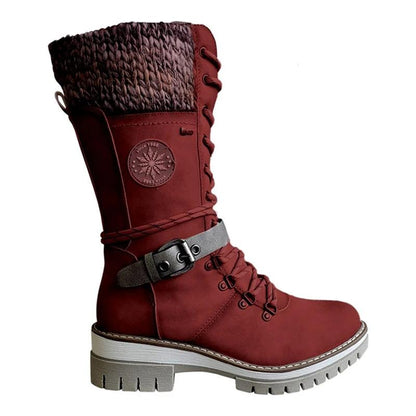 FrostLuxe™ - Waterproof Lace-Up Boots