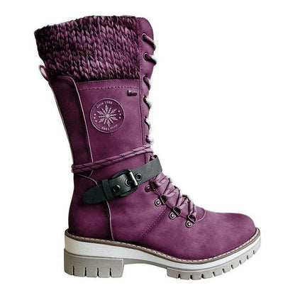 FrostLuxe™ - Waterproof Lace-Up Boots