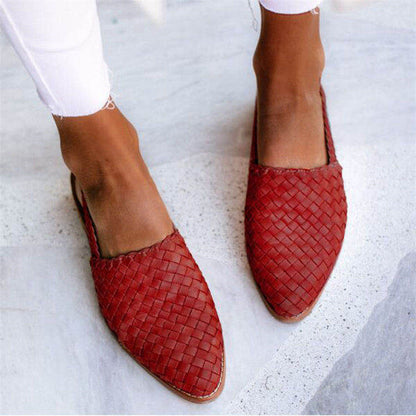 Handwoven Leather Sandals with Classic Charm