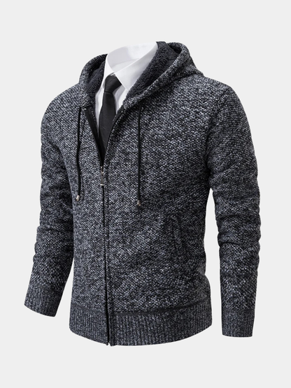 Fleece Zip-Up Cardigan