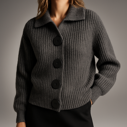 Élisea - Oversized Button Cardigan