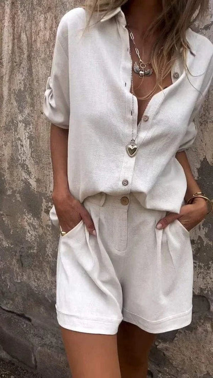 Noa - Two-Piece Linen Blend Set