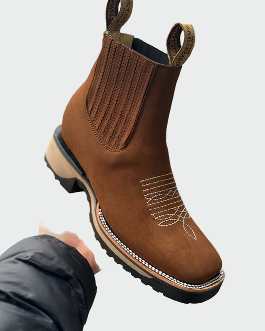 Modern Leather Cowboy Boots