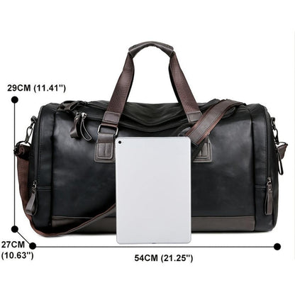 Oskar Leather Travel Bag