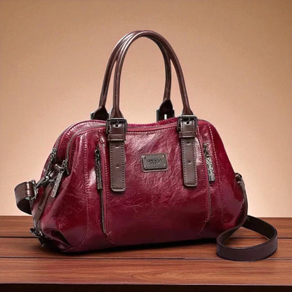 Red Luxury Bucket Bag