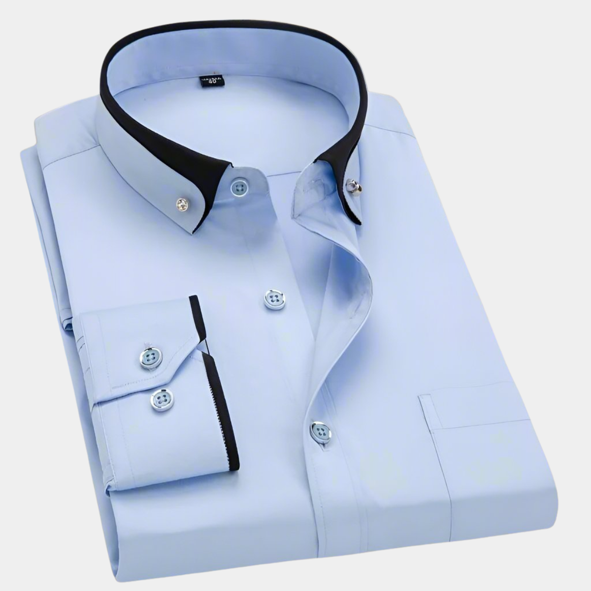 Classic Men's Long-Sleeved Shirt