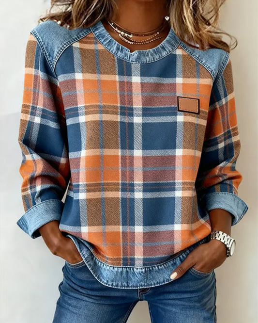 Célia - Sweatshirt Patchwork Daring
