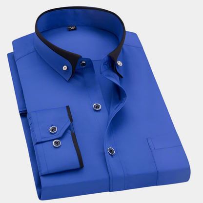 Classic Men's Long-Sleeved Shirt
