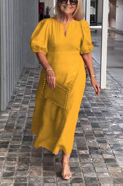 Frankie - Chic Bubble Sleeve Loose Dress