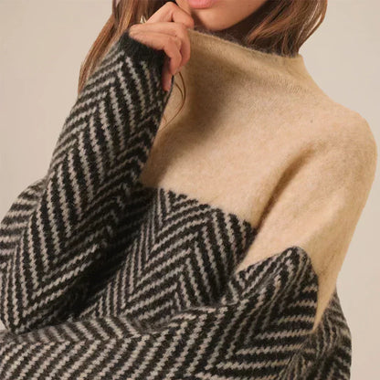 Mira - Elegant Cable Knit Sweater