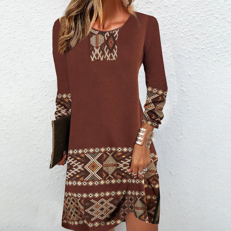 Kim™ - Vintage Print Dress