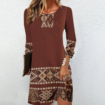 Kim™ - Vintage Print Dress