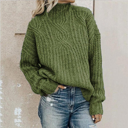 Anna – Elegant Cable-Knit Sweater