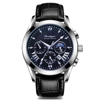 Luxury Watch With Leather Strap