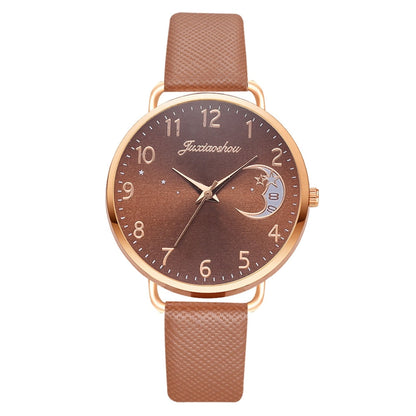 Watch With Moon Transmission And Bracelet Set