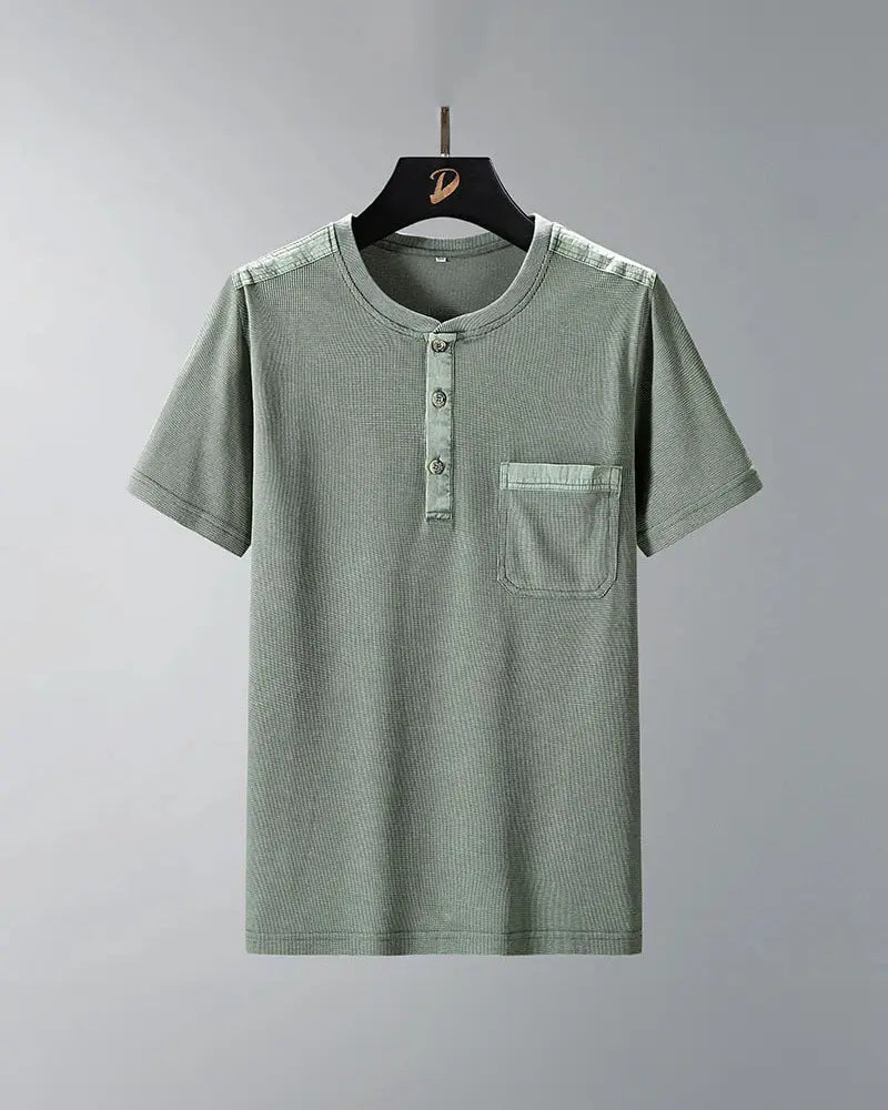 Dionos Waffle Knit Henley