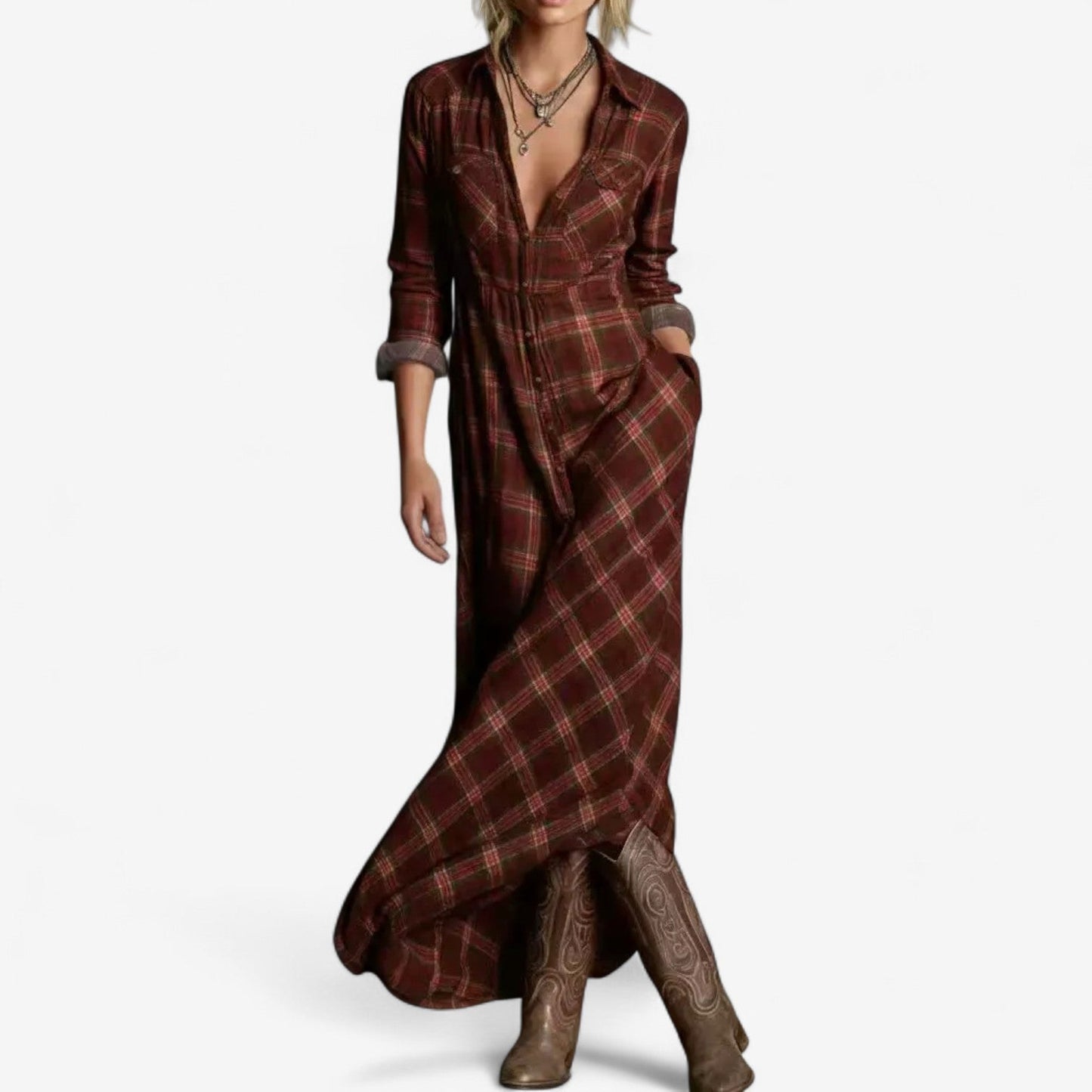Lunori™  Maxi Chemise Intemporelle