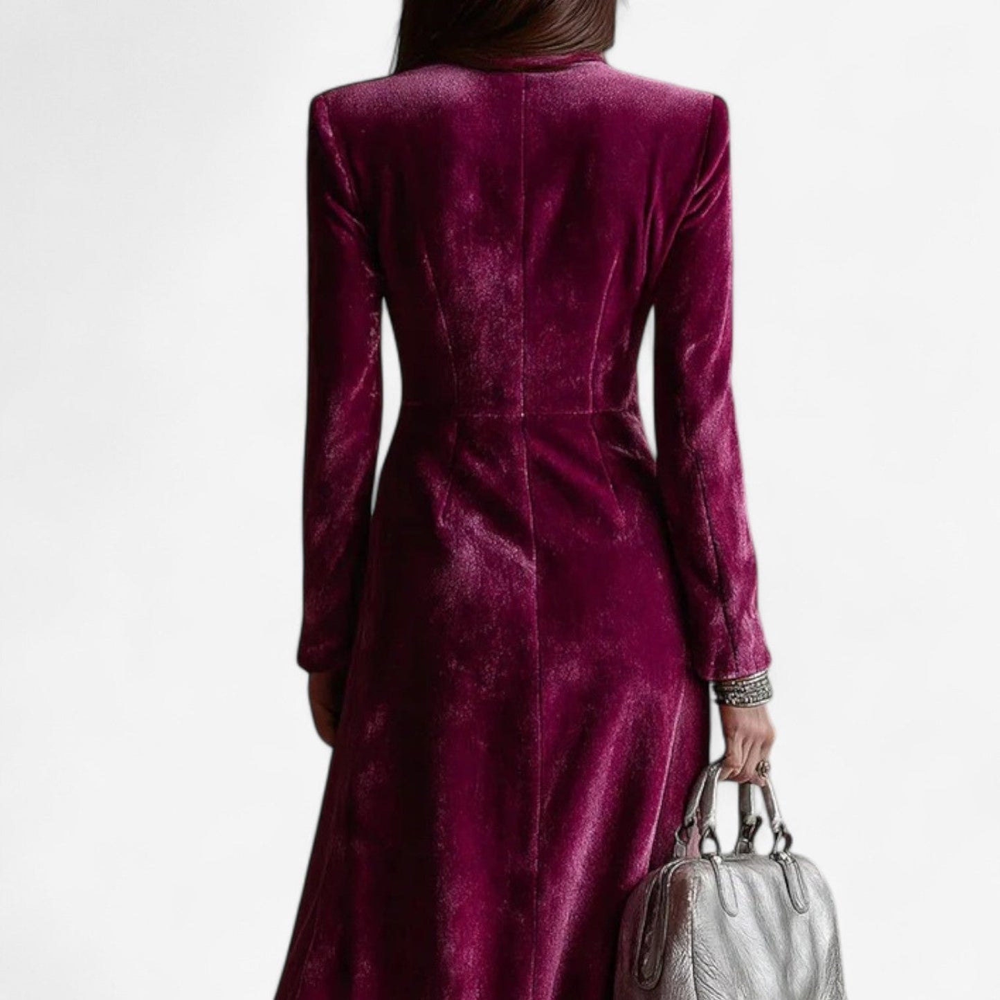 Virginie Velvet Wrap Dress