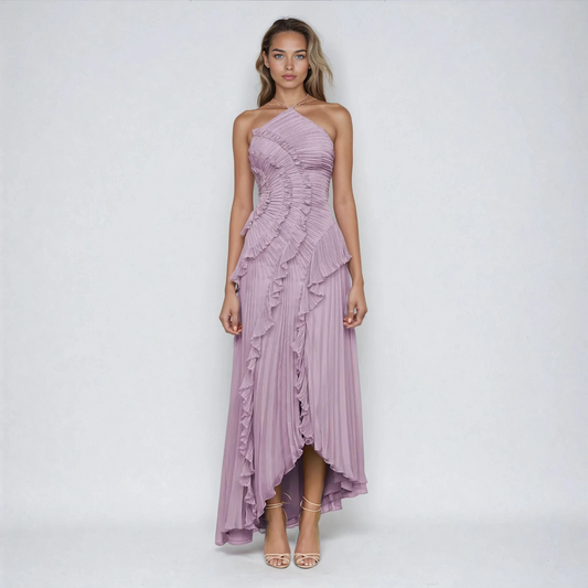 Dree - Custom Sleeveless Halter Dress