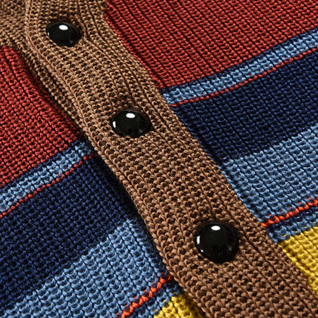 Brayden - Classic Color Block Knit