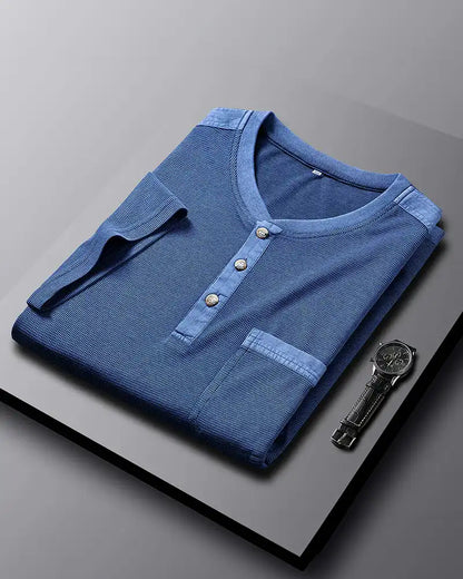 Dionos Waffle Knit Henley
