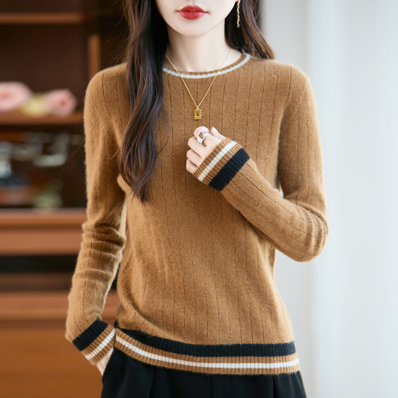 Amalia - Classic Elegant Red Sweater