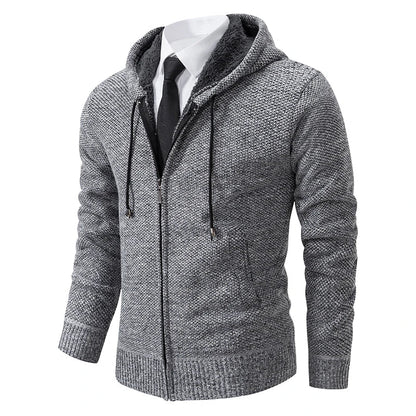 Fleece Zip-Up Cardigan