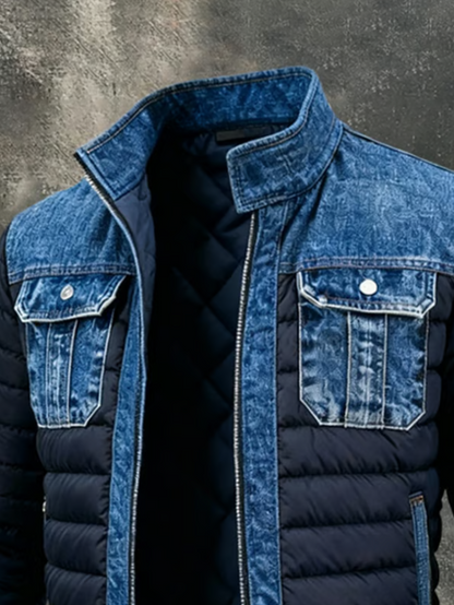 Hybrid Quilted Denim Jacket