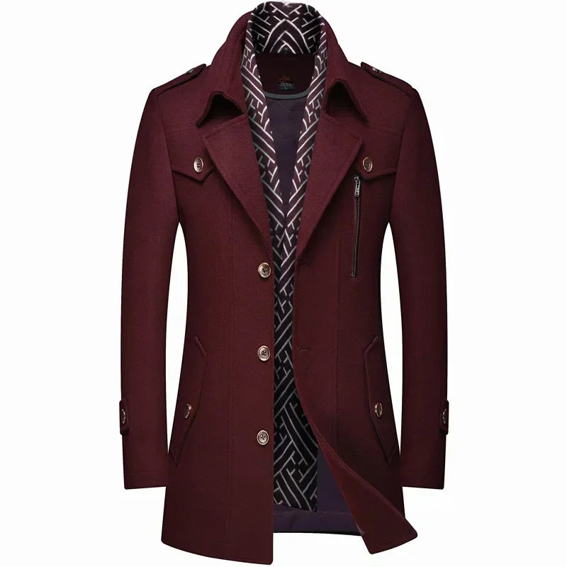 Men's Wool Winter Coat