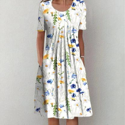 Leilani - Summer Bloom Ruffle Party Dress