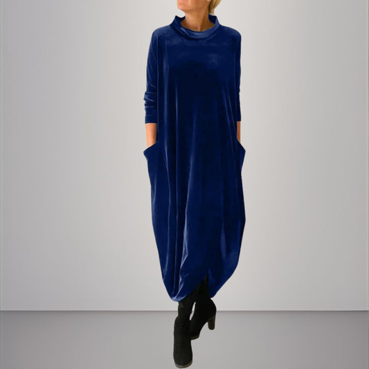 Velvet Elegant Maxi Dress