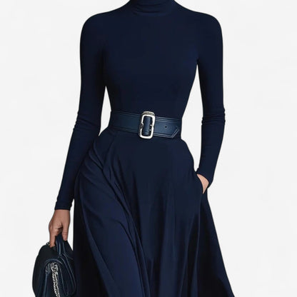 Yvelise Maxi Dress With High Neck