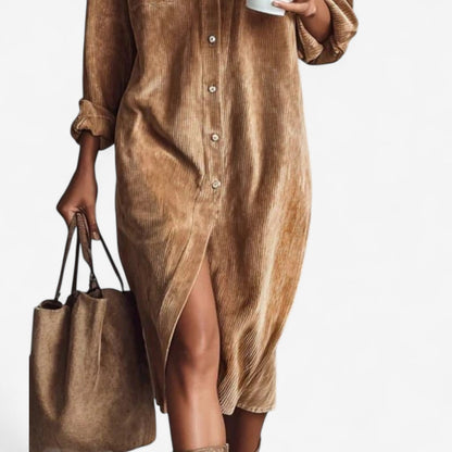 Anastacia Midi Ample In Corduroy