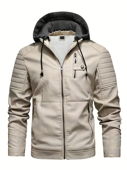 RedLine - Hooded Leather Coat