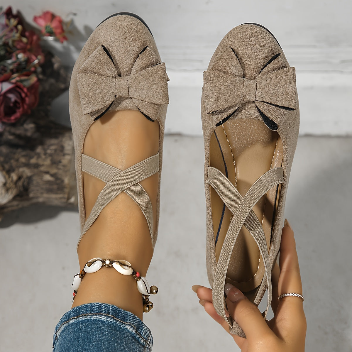 Angela - Elegant Ballerinas with Bowtie