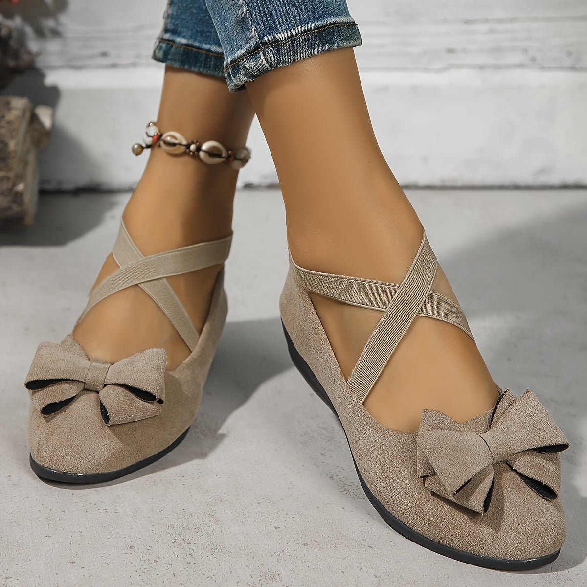 Angela - Elegant Ballerinas with Bowtie