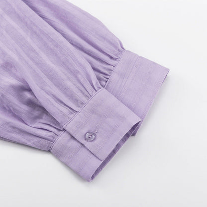 Yselia - Breezy Button-Up and Shorts Set