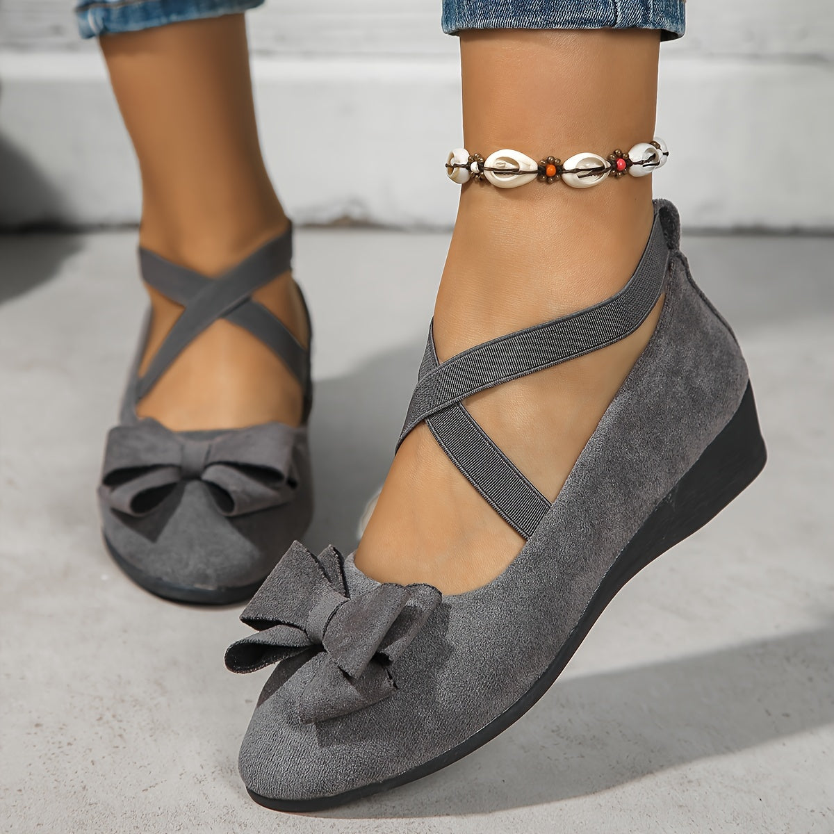 Angela - Elegant Ballerinas with Bowtie