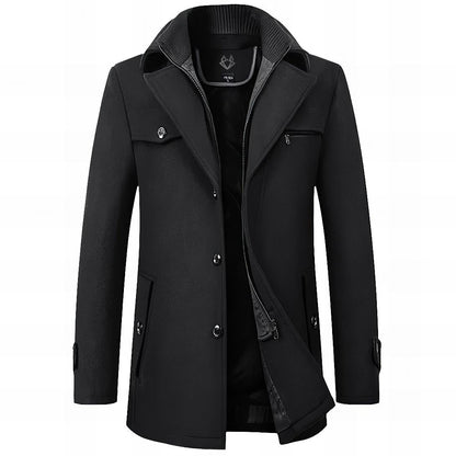 Elegant Structured Coat For Men