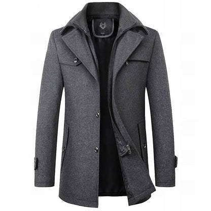 Elegant Structured Coat For Men
