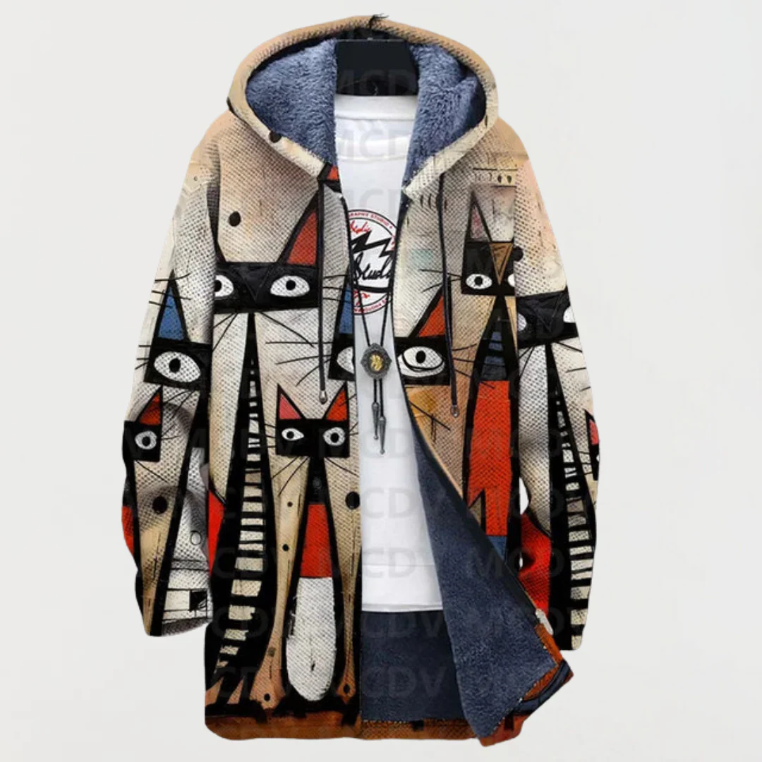 Melania | art -inspired cardigan
